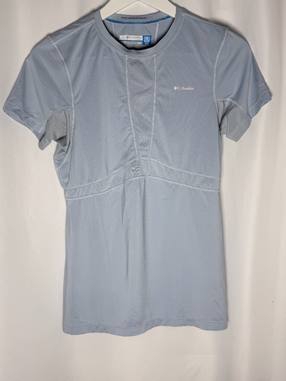Columbia Omni-Freeze ICE Women's Medium Blue Cooling Performance Shirt